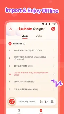 Bubble Player-Skip Ad on Video android App screenshot 2